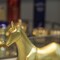 Decorative Gold Modern Geometric Unicorn Sculpture Figurine, Sitting Unicorn Statue Ring Holder